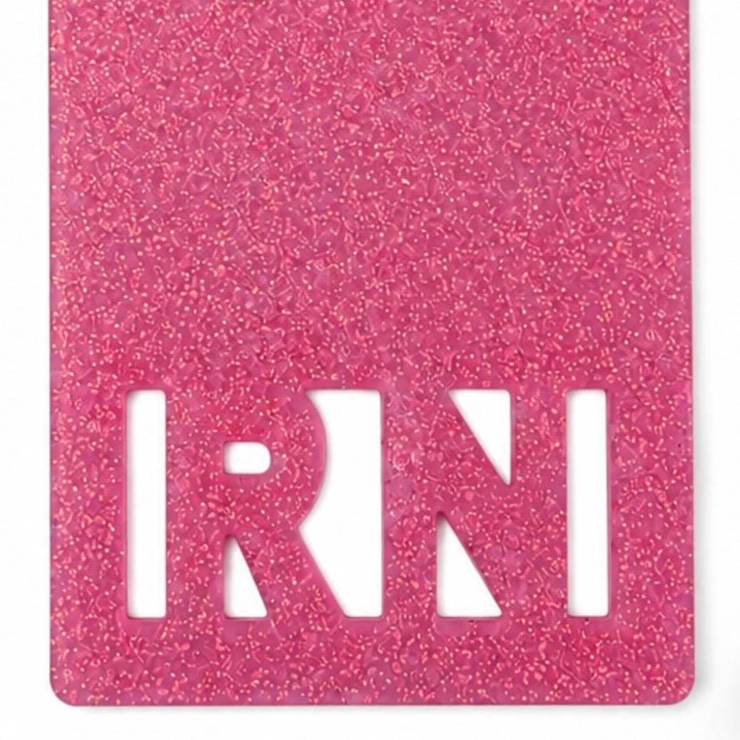 Custom RN Badge Buddy | Personalized Nurse Badge Holder | Scrub Identification Tag | Nursing Student & Healthcare Gift | Hospital ID Accessory