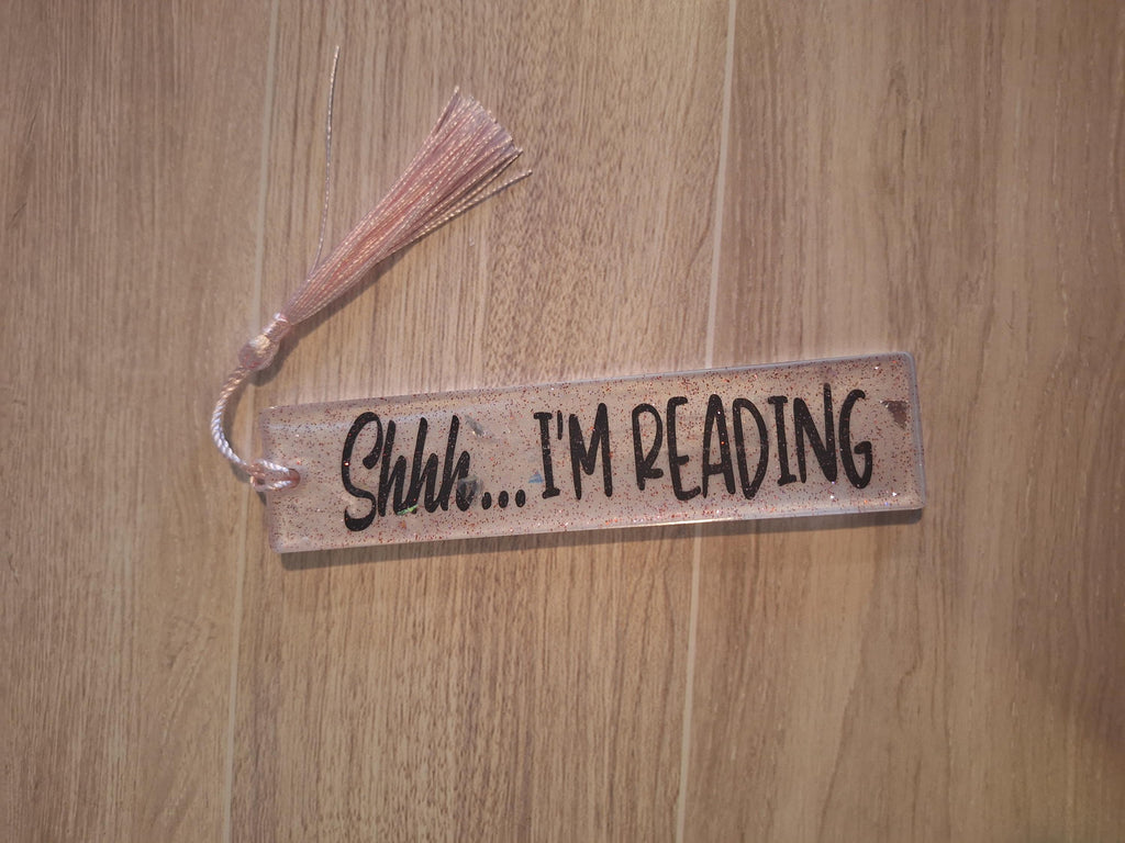 Handcrafted Epoxy Resin Bookmark | Personalized Custom Name Bookmark | Floral & Elegant Reading Gift | Custom Color Tassel Bookmark for Book Lovers