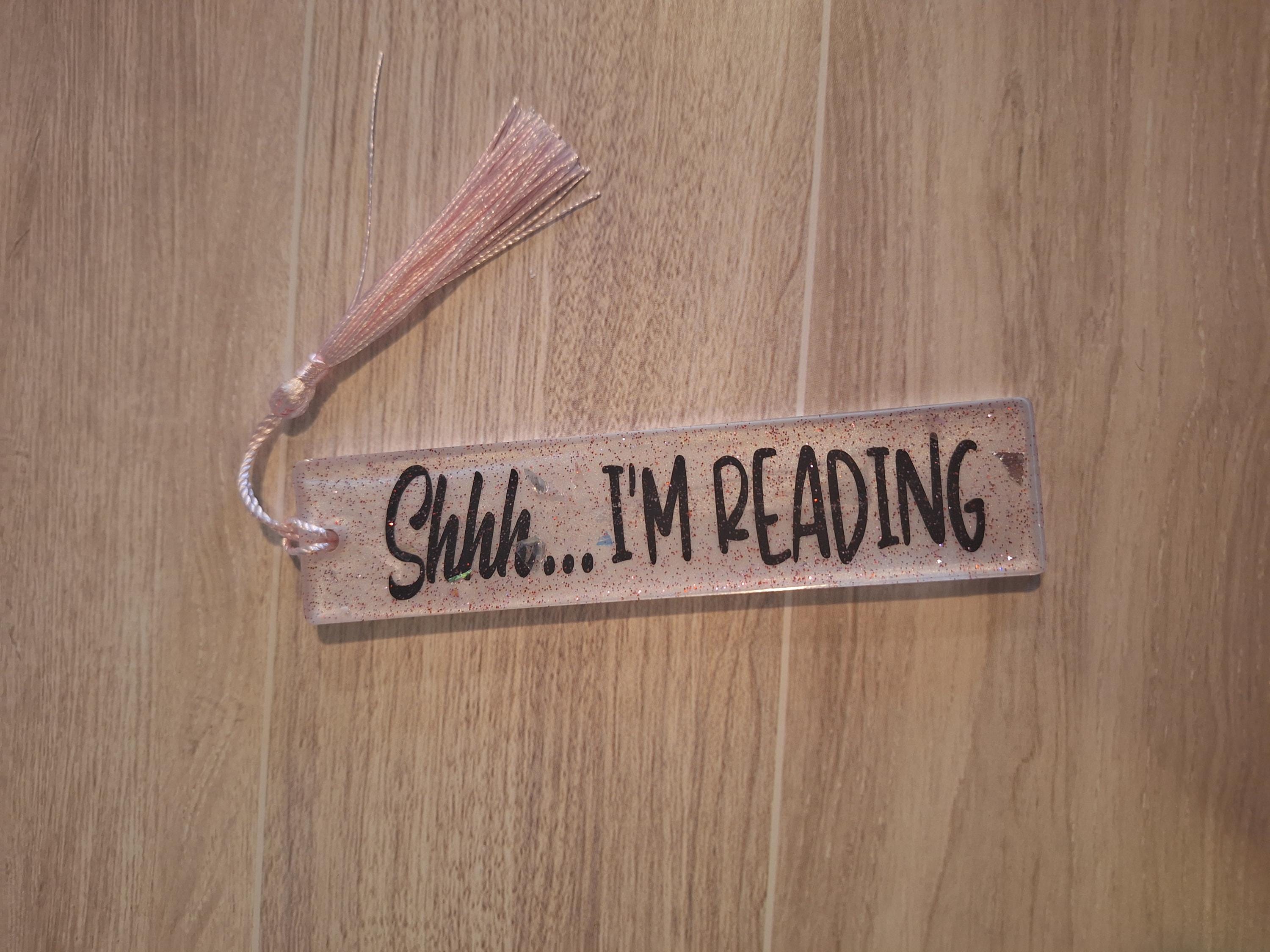 Handcrafted Epoxy Resin Bookmark | Personalized Custom Name Bookmark | Floral & Elegant Reading Gift | Custom Color Tassel Bookmark for Book Lovers