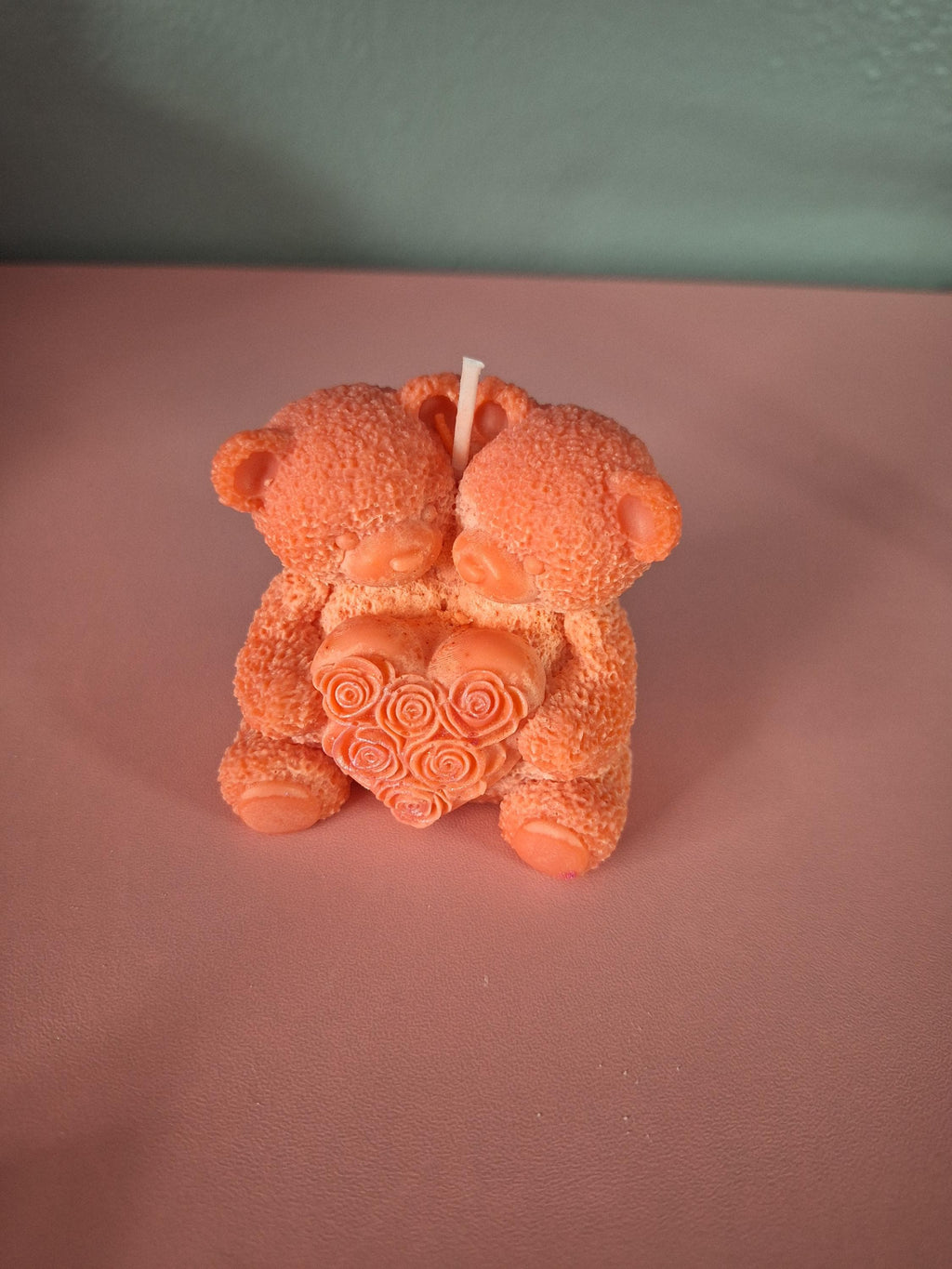 HandmadeTeddy Bear candle 100 % soy wax