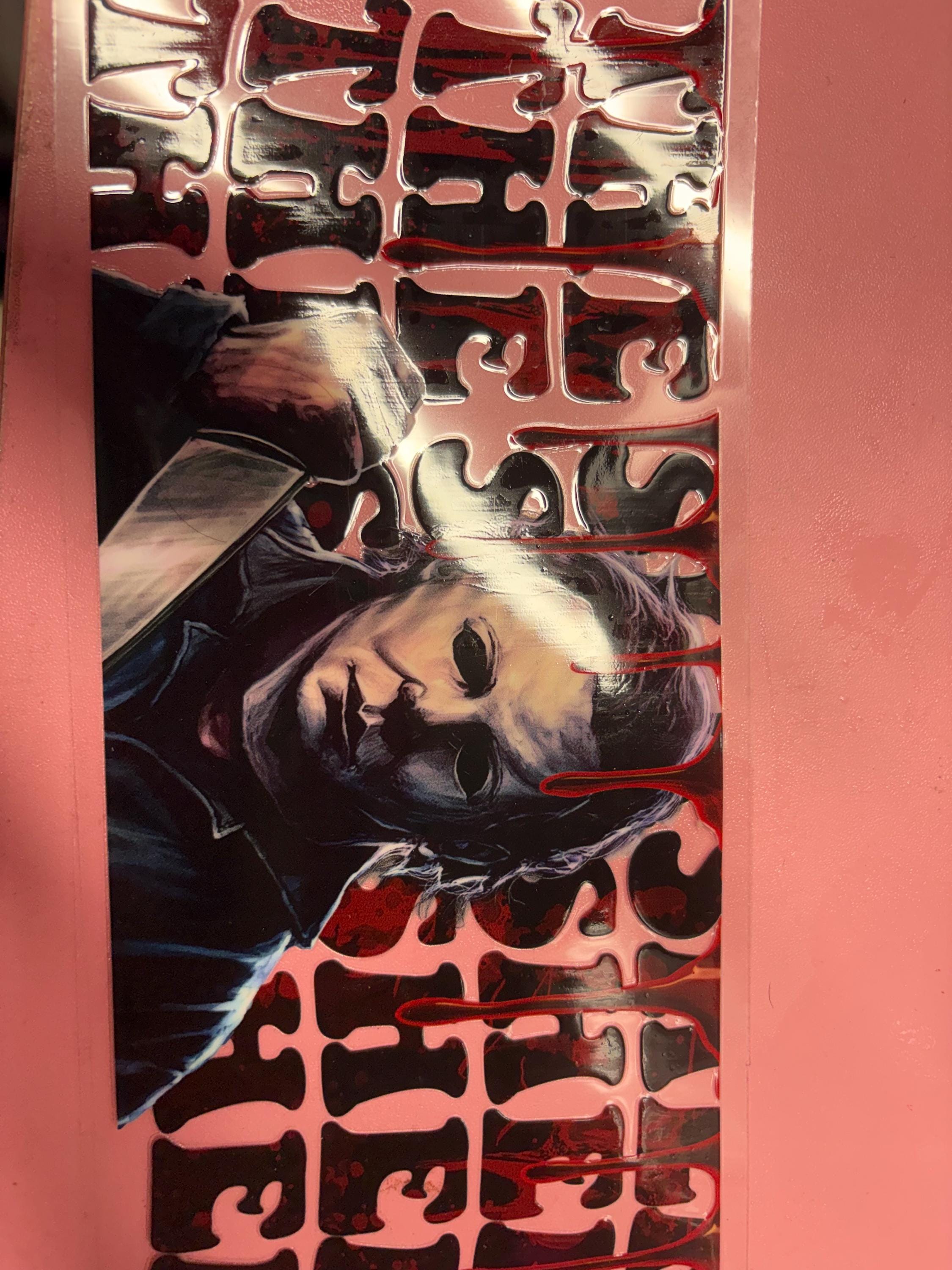 Horror Themed Personalized Resin Wall Clock | Custom Character Clock | Spooky Home Decor | Functional Horror Gift | Handmade Epoxy Clock
