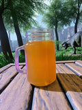 ARK: Survival Evolved Inspired Beer Jar Gel Candle | Amber Gel Wax Pint Glass Candle | Gamer Decor | Long Burn Time 40+ Hours | Game Room Gift